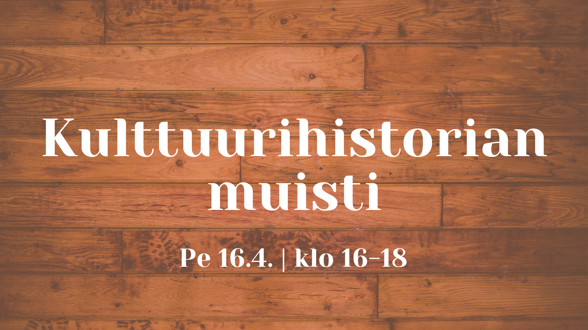Kulttuurihistorian muisti(1)